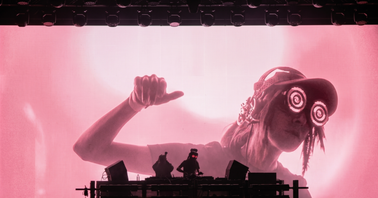 Rezz, one of the popular Canadian DJ. Music festivals & raves.