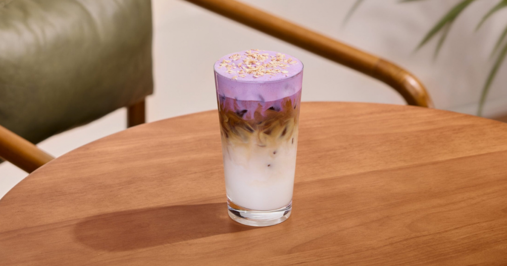 Starbucks' Ube Coconut Macchiato