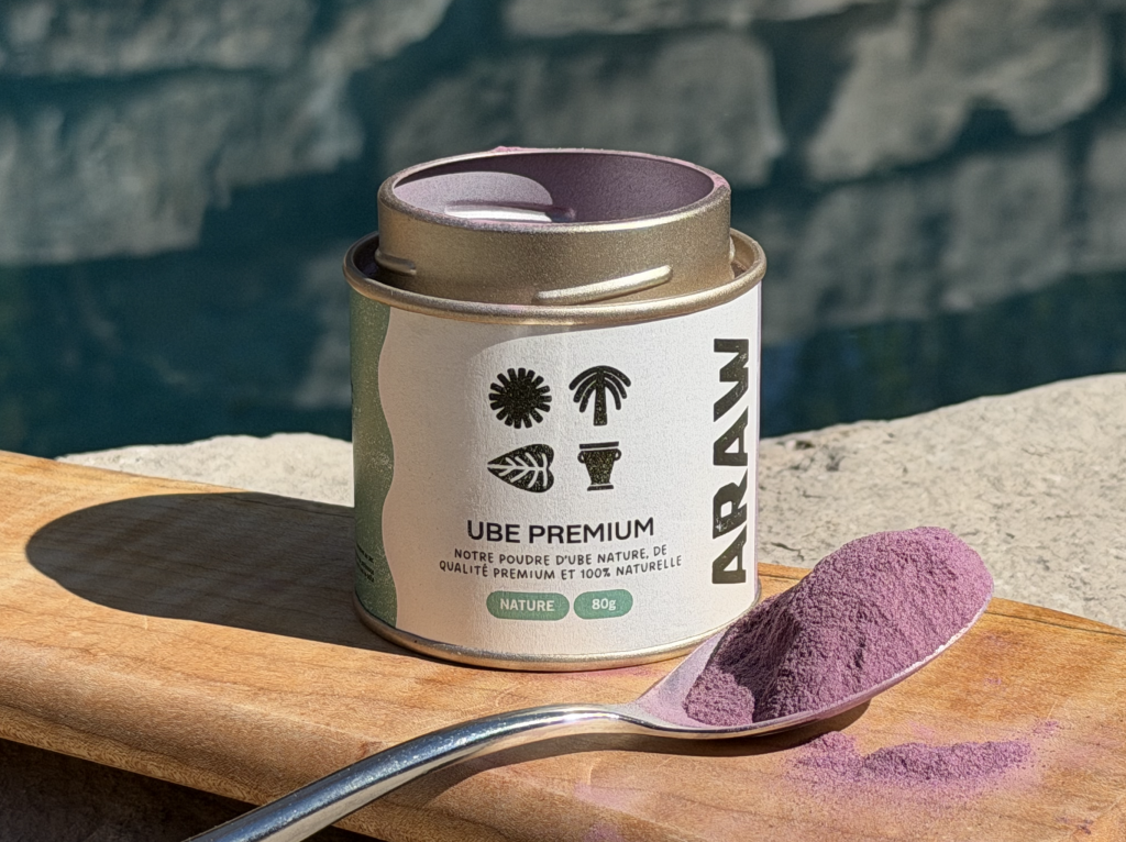 Araw's Ube Premium Powder retails at 25.90 Euros.